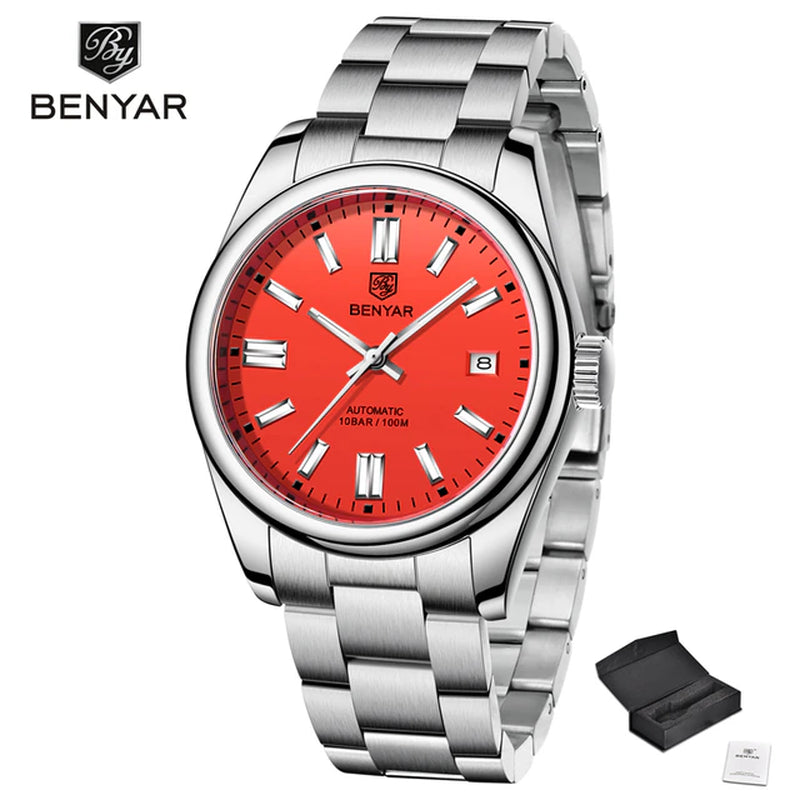 Mens Watches 2023 Automatic Watch for Men Top Luxury Men Mechanical Wristwatches Sport 100M Waterproof Clock Reloj Hombre